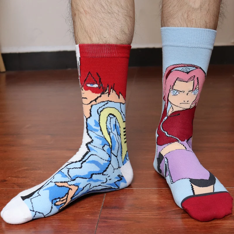QUENTIN Socks Men Cartoon Anime Wholesale marvel Comic Character Socks Unisex Manufacturer Super Hero marvel Mario Socks - Image 3