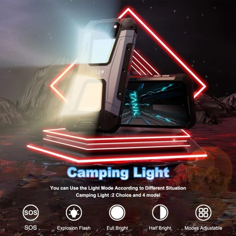 New Arrival Unihertz Tank 2 Laser Projector Rugged Phone Unihertz Tank 2 Rugged Phone - Image 2