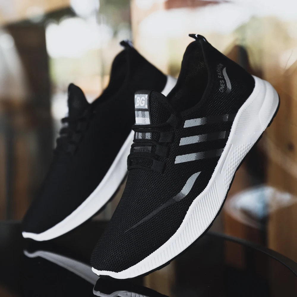 Factory Direct Sweat Absorption Anti-odor Breathable Lightweight Men's Shoes - Image 5