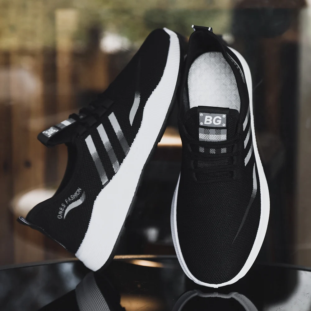 Factory Direct Sweat Absorption Anti-odor Breathable Lightweight Men's Shoes - Image 4