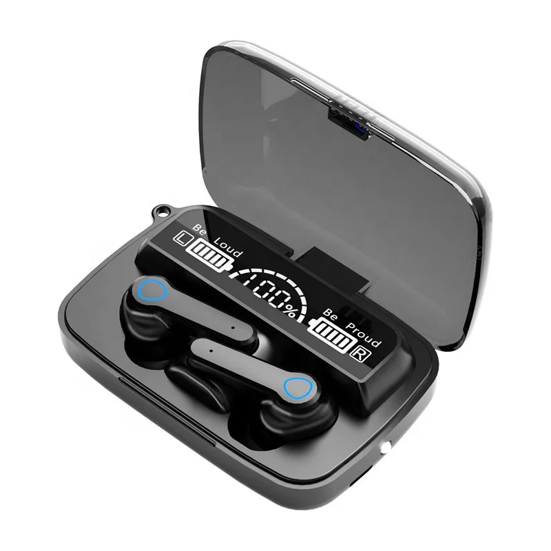 Tws earphone m19 earbuds with power bank true wireless gaming headset headphone noise cancelling in ear phones air buds earbuds - Image 5